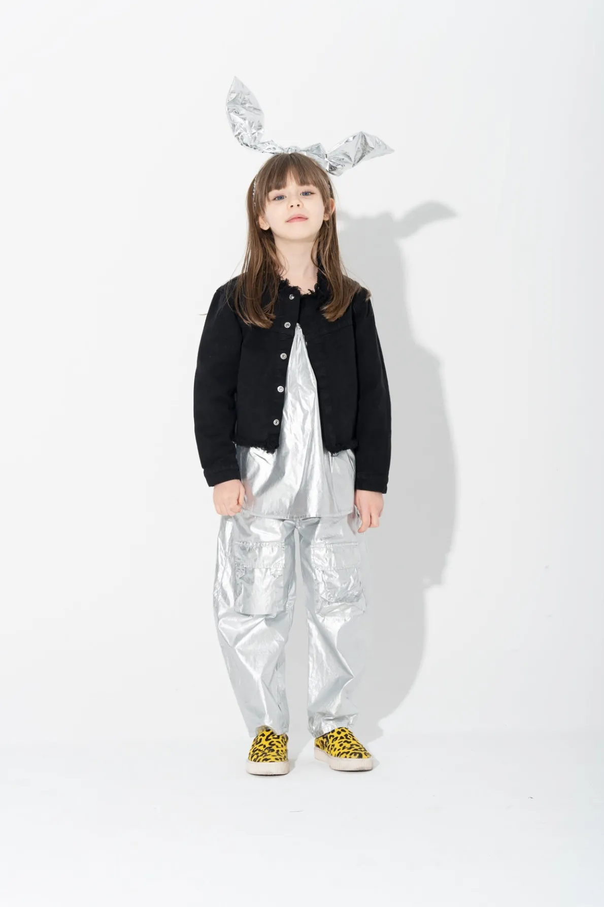 FOIL CARGO TROUSERS