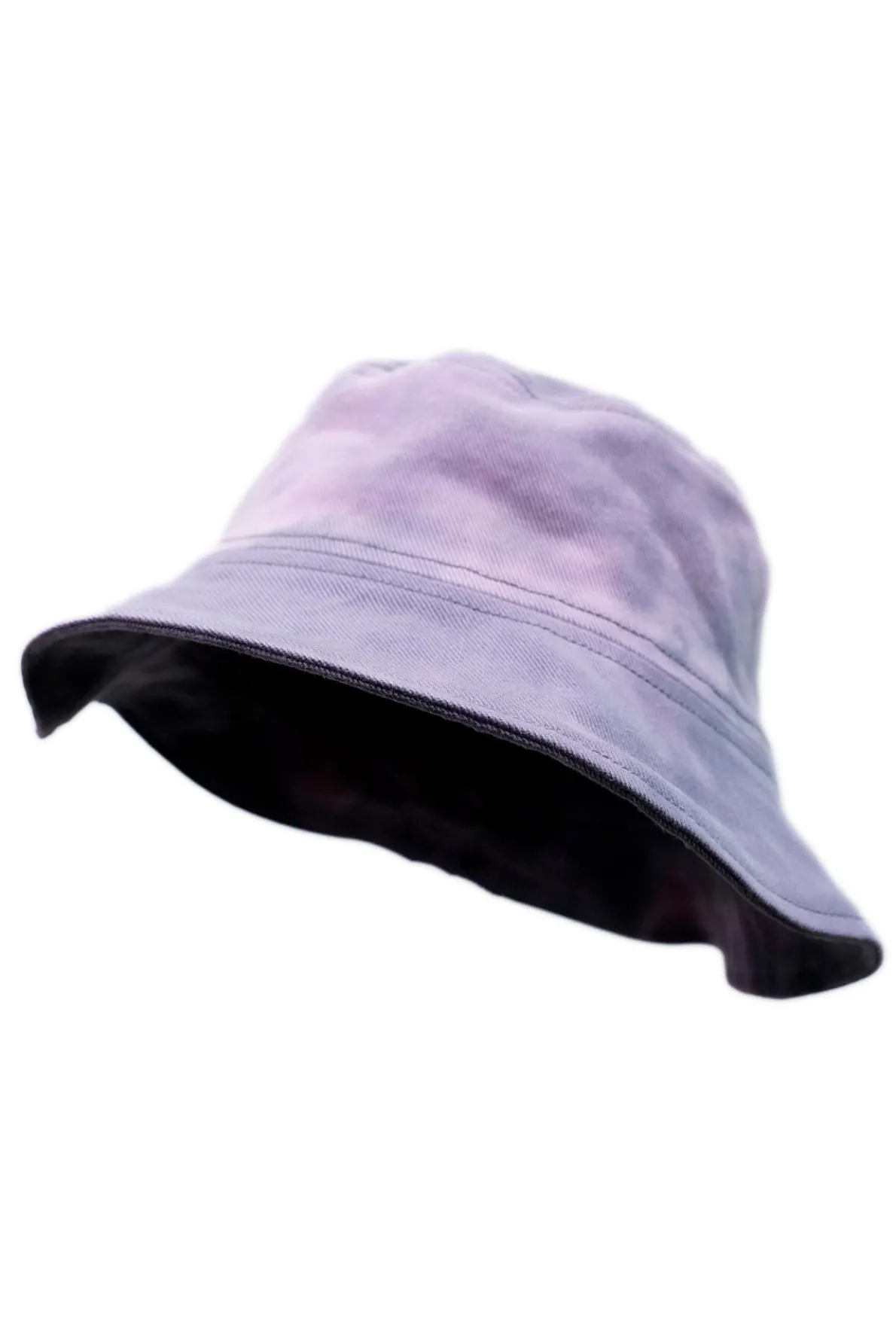 PURPLE TIE DYE BUCKET HAT