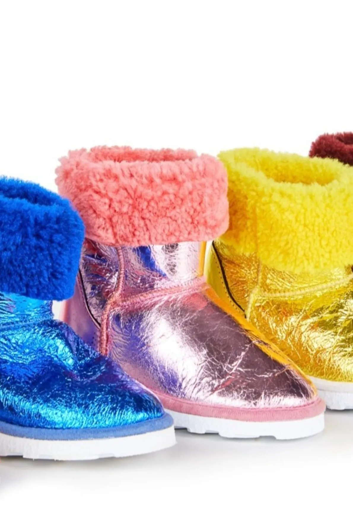 LEATHER BOOTS IN PINK