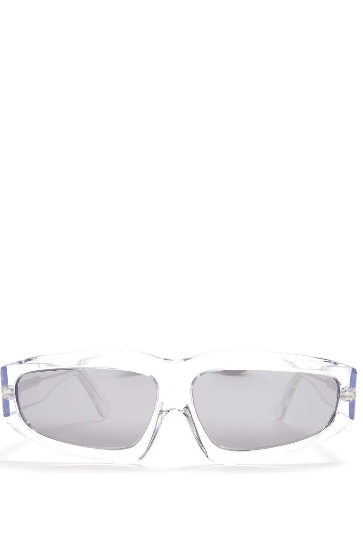 CLEAR ANGULAR FRAME SUNGLASSES