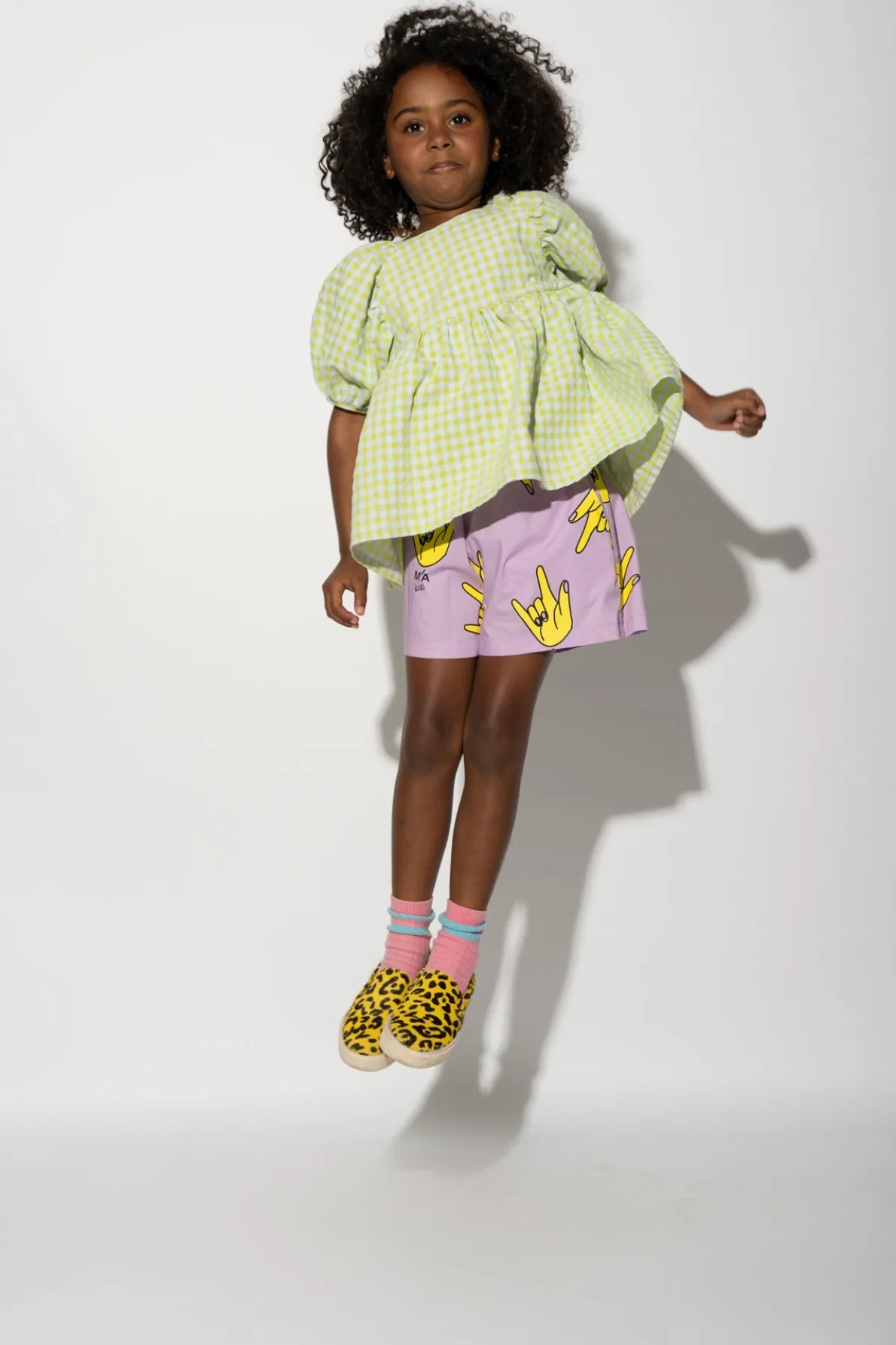 LILAC HANDS PRINT BOXER SHORTS