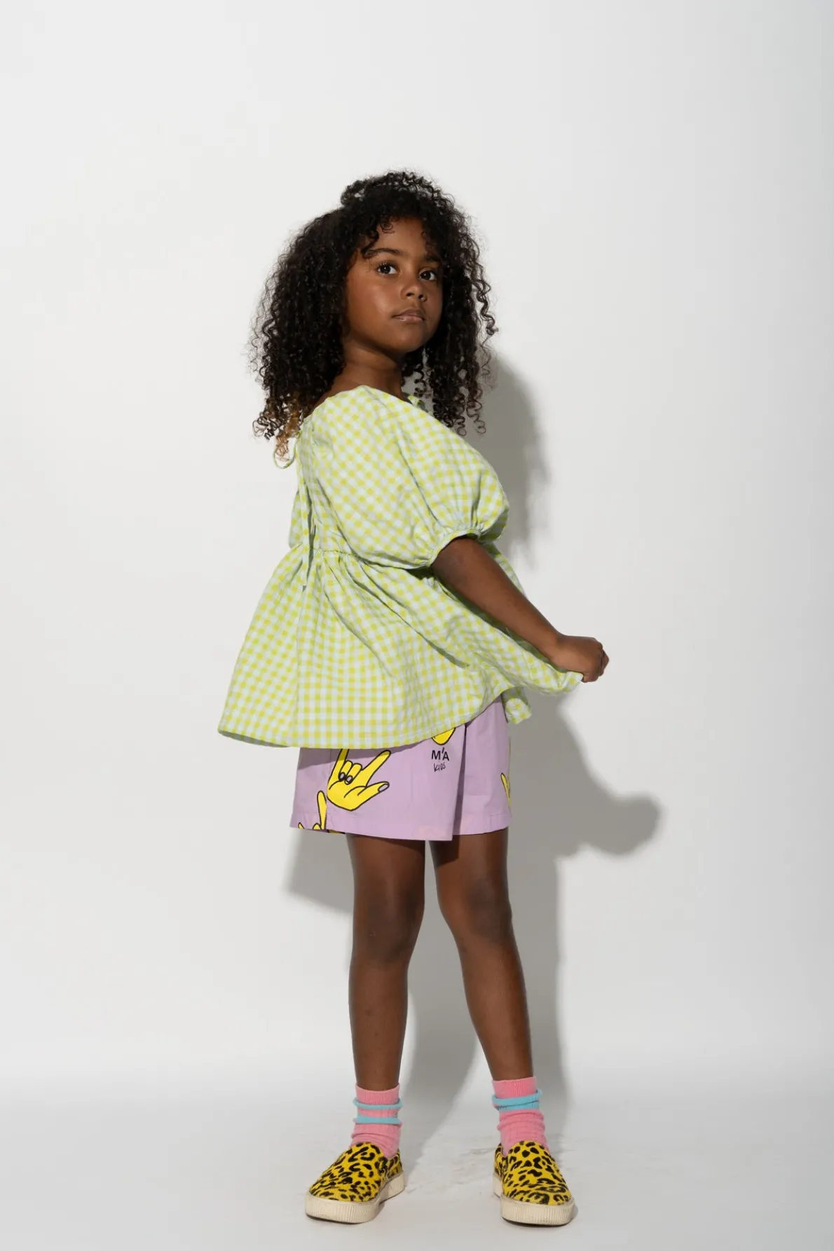 LILAC HANDS PRINT BOXER SHORTS