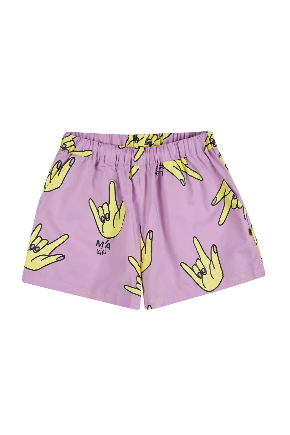LILAC HANDS PRINT BOXER SHORTS